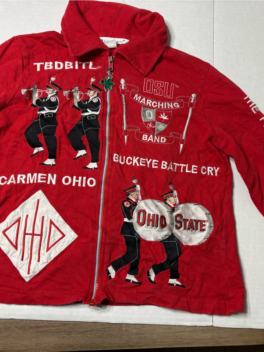 Ohio State Red Marching Band Zip Jacket